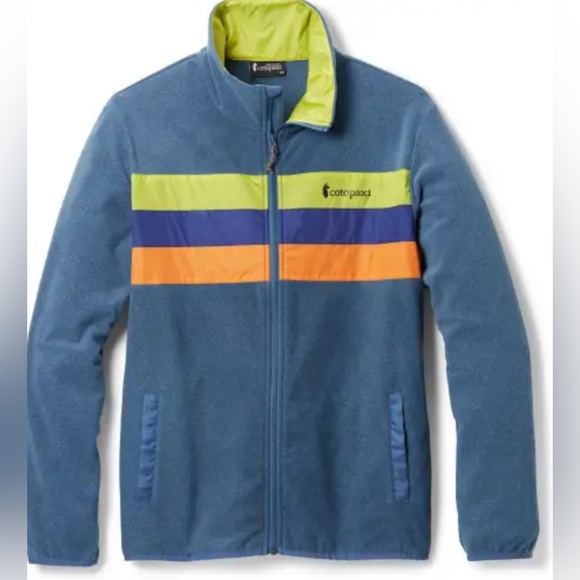 GUC Cotopaxi Men’s Tecca Fleece Full Zip Light Jacket Blue Hiking Outdoors, S - Picture 1 of 6